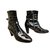 Ann Tuil Ankle Boots Black Patent leather  ref.41425