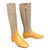 Prada Boots Yellow Leather Cloth  ref.41467