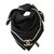 Chanel Scarf Black Silk  ref.41515