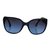 Occhiali da sole Tweed Chanel Blu navy Plastica  ref.41549