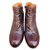 Chie Mihara Ankle Boots Brown Leather  ref.41553