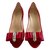 Christian Louboutin Couche Nodo Red Leather  ref.41564