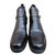 Prada Bottes, boots Cuir Noir  ref.41589