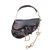 Dior Saddle Cuir Noir  ref.41612