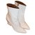 Hermès "PASSION" Ankle Boots White Patent leather  ref.55206