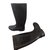 Burberry Boots Black Rubber  ref.41732