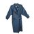 Burberry Trenchs Coton Polyester Bleu Marine  ref.41818