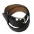Superbe Bracelet Hermès en cuir swift moka ! Ébène  ref.41865