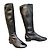 Botas de cuero negras Colisee De Sacha Negro