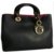 Christian Dior Diorissimo Black Leather  ref.41942