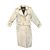Burberry Trench Coton Polyester Gris  ref.41953