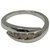 inconnue Ring Silvery White gold  ref.41957