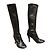 Botas Céline de piel negra Talla 39 Negro