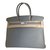 Hermès Birkin  verso  35 Grey Leather  ref.42011