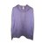 John galliano men's hooded sweater new Purple Cotton  ref.42341