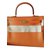 Kelly Hermès Handbags Orange Leather  ref.42426