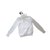 Louis Vuitton Abrigo de cuello alto Blanco Poliéster  ref.42467