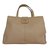 Givenchy  Leather Tote Hand Bag Beige  ref.42568