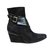 Stéphane Kelian Ankle Boots Black Deerskin  ref.42637