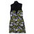 Kenzo Vestidos Preto Branco Amarelo Poliéster  ref.42655