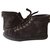 Louis Vuitton zapatillas Negro Cuero  ref.42659