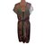 Diane Von Furstenberg Dresses Brown Silk  ref.42688