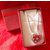 Collier Pendentif Cœur Yves Saint Laurent Argent et Cristaux Bleus Argenté  - vue 3