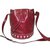 Yves Saint Laurent Eimer Tasche Rot Bordeaux Leder  ref.42782