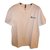 Camiseta blanca con cuello redondo para hombre de John Galliano bnwt. Blanco Algodón  ref.42914