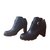 Botas Christian Louboutin Ankle Boots, Tamanho 38 Preto Couro  ref.42970