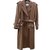 Burberry Coats, Outerwear Brown Wool  ref.43074