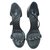 Chanel Sandals Black Leather  ref.43090