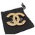 Chanel Broche Dourado Metal  ref.43102