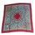 Yves Saint Laurent Silk scarf Red  ref.43126