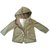 Zara Girl Coats outerwear Khaki Polyester  ref.43232