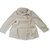 Zara Girl Coats outerwear Beige Wool  ref.43234