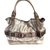Burberry Handbag Cream Leather Cloth  ref.43350