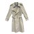 Burberry Trench coat Beige Cotton Polyester  ref.43411