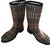 Burberry rain Boots Beige Plastic  ref.43426