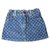 Louis Vuitton Skirts Blue Cotton  ref.43542