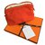 Hermès Purses, wallets, cases Orange Cotton  ref.43636