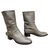 Chloé Ankle Boots Grey Leather  ref.43670