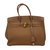 Birkin Hermès Handbags Brown Leather  ref.43678