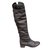 Prada Boots Dark brown Leather  ref.43709