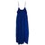 Les Petites Vestidos Azul Algodão  ref.43731