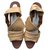 Brian Atwood Sandals Beige Leather  ref.43832