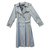 Burberry Trench coats Grey Cotton Polyester  ref.43867