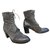 Prada Botines Gris pardo Gamuza  ref.43891