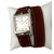 Hermès reloj Blanco Acero  ref.43954