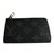 Louis Vuitton Key and card wallet Dark grey Leather  ref.43967